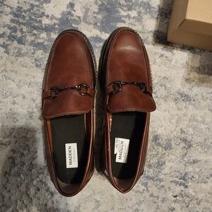 Men’s Brown Leather Bit Loafers